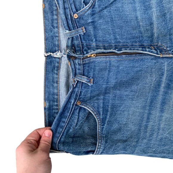 Vintage 1971 Levi's Orange Tab Talon 42 Zipper Blue - Picture 14 of 16